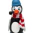 Smonking figure "Penguin" with knitted scarf