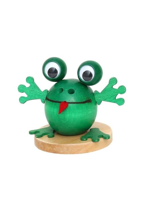 Räucherfigur "Frosch" grün